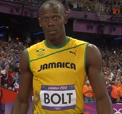 Usain Bolt überrascht, als er das erste mal von Doping hört